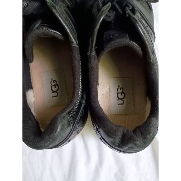 Ugg Deaven Croco Embossed Leather Women's Sneaker Size 8 - Picture 6 of 11